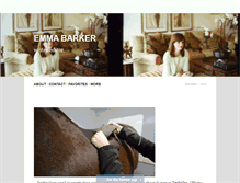 Tablet Screenshot of emmabarker.com